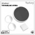 Yuvarlak Ayna Zeminli
